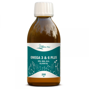 Omega 3 & 6 Plus 200 ml flaska