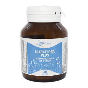 UltraFlora Plus 30 kap Mjölksyrabakterier Och D-vitamin burk