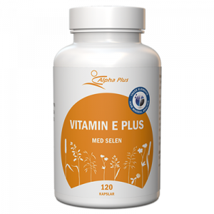 Vitamin E Plus 120 kap Med Selen burk